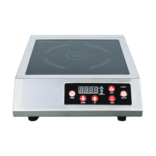 Omcan - 1.8 kW Stainless Steel Commercial Countertop Induction Cooker - 44415