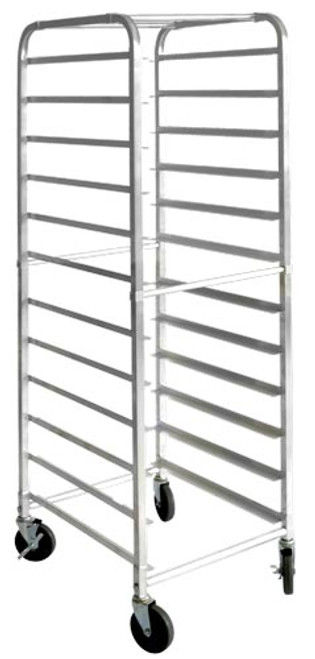 Omcan - Aluminum Curved Top Knock Down Bun Pan Rack w/ 12 Slides & 5" Spacing - 13504