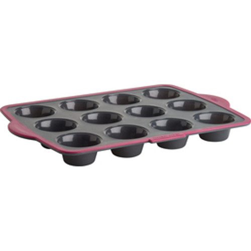 Trudeau - 12 Cup Silicone Muffin Pan - 09912094