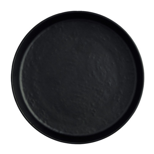 Creations - 8 In X 1 2/3 In Cali Round Plate Black (12 Per Case) - 7181TM506