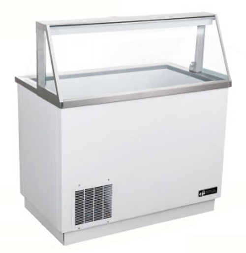 EFI Sales - 47" White Ice Cream Dipping Display Freezer - FICDC-47