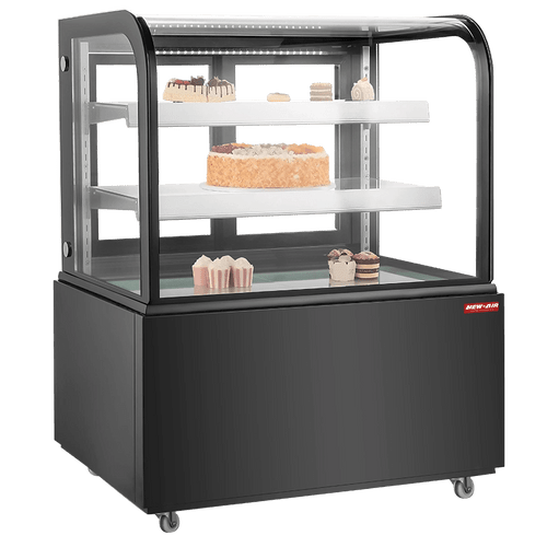 New Air - 36" Curved Glass Refrigerated Display Case - NDC-36-CG