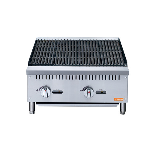 Brika - 24" Natural Gas Charbroiler - BRB-24