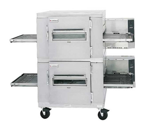Lincoln - 1400 Series Double Stack Impinger I Electric Right to Left Conveyor Oven Package w/ FastBake 120/208V - 11400-FB2E