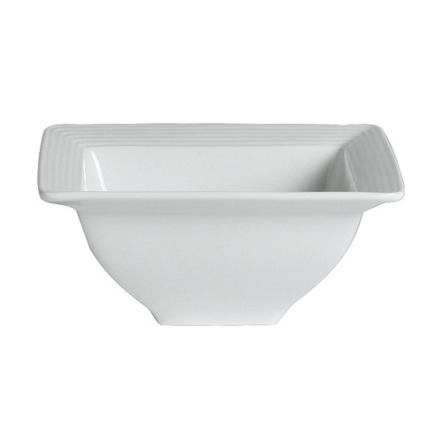 Rene Ozorio - 9 Oz White Aura Sq Fruit Bowl (24 Per Case) - 6300P088