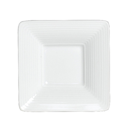 Rene Ozorio - 2 Oz White Aura Sq. Amuse Bouche Plate (24 Per Case) - 6300P083