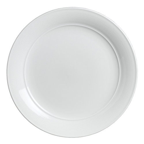 Rene Ozorio - 6 3/4 In White Aura Banquet Rim Plate (24 Per Case) - 6300P305