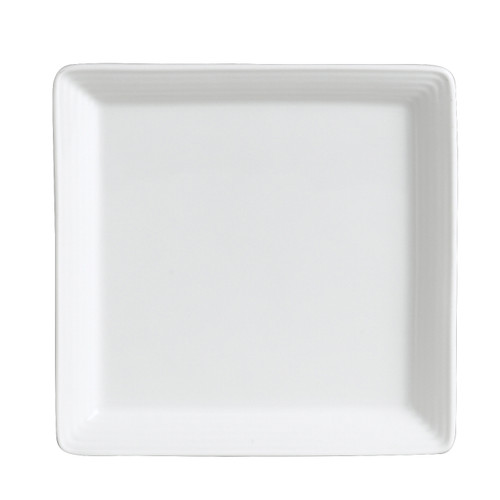 Rene Ozorio - 5 1/8 In White Aura Tray Square Embossed (24 Per Case) - 6300P102