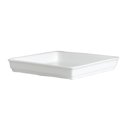 Rene Ozorio - 22 Oz White Aura Square Tray (24 Per Case) - 6300P109
