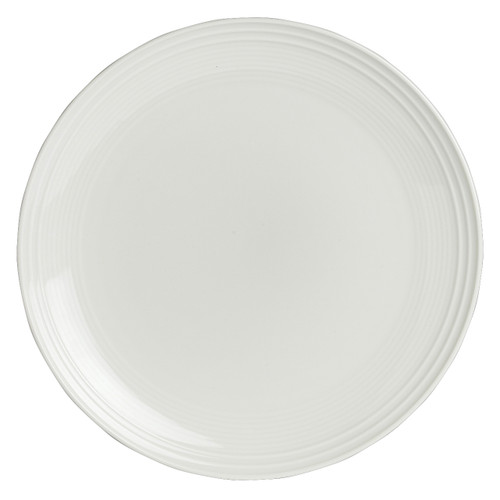 Rene Ozorio - 9 7/8 In White Aura Coupe Plate (24 Per Case) - 6300P374