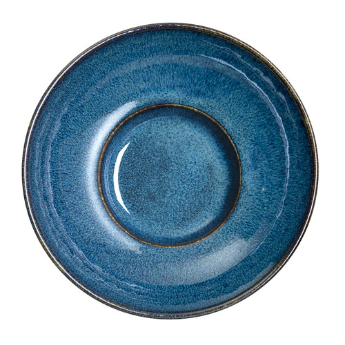 Rene Ozorio - 1 5/8 Qt Blue Wabi Sabi Coupe Bowl Rimmed (6 Per Case) - 6414MY015