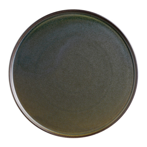 Rene Ozorio - 11 1/4 In Black Wabi Sabi Tray Round (6 Per Case) - 6413MY020