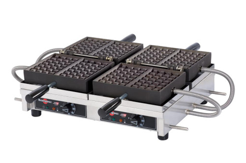 Krampouz - 4 x 7 LiÃ¨ge Double Waffle Maker - WECCHBAT