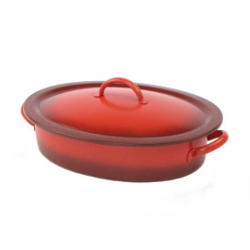 D.W. Haber - 5 Qt Red Oval Chafer - DW02145CWG8RD2