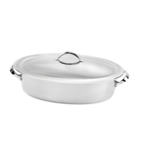 D.W. Haber - 5 Qt Stainless Steel Oval Chafer - DW02145DG8SS