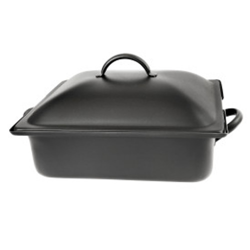 D.W. Haber - 4 Qt Black Rectangular Chafer - DW04QCWG8BK