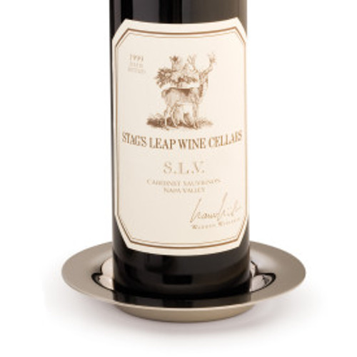 D.W. Haber - 5.25" Stainless Steel Underliner/Coaster w/ 3" Well (6 per Case) - DW30044