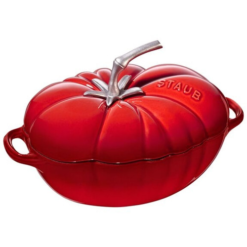 3.7L Pumpkin Shape Cast Iron Dutch Oven With Stainless Steel Knob