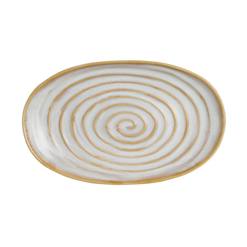 Folio - 11 In X 6 3/4 In Azores Oval Plate (12 Per Case)- 6210Fa005