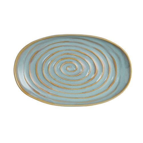 Folio - 11 In X 6 3/4 In Azores Oval Plate (12 Per Case)- 6211Fa005