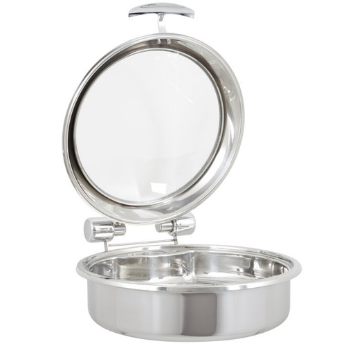 Vollrath - Intrigue 6 Qt Glass Top Round Induction Chafer - 46125