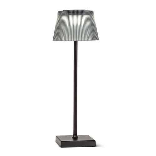 Abbott - Fluted Smoke Black Shade LED Table Light 6-12 HR