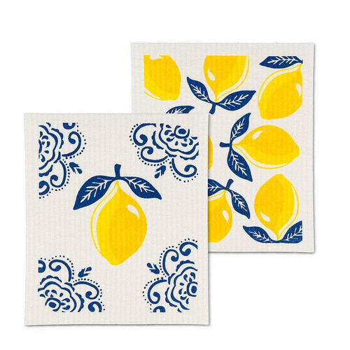 Abbott - Lemon Swedish Dishcloth Set of 2