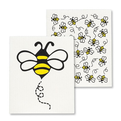 Abbott -  Allover Bees  Dishcloth Set of 2