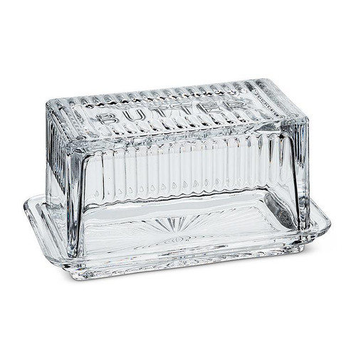 Abbott - Large Glass Covered Butter Dish