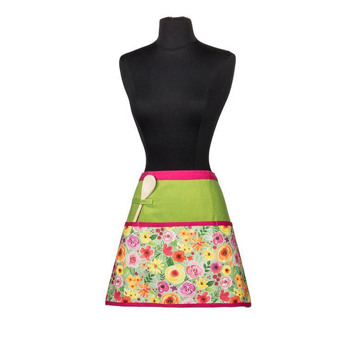 Abbott - Bright Floral Half Apron