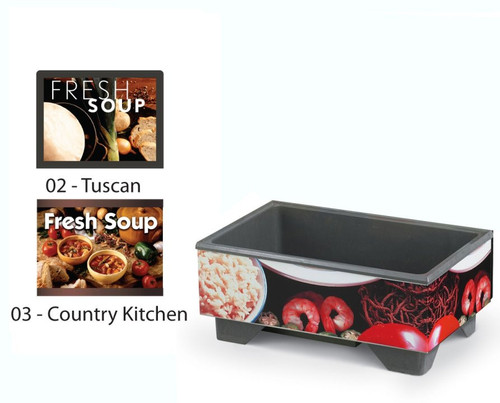 Vollrath - Soup Merchandiser w/ Country Kitchen Graphics - 720200003