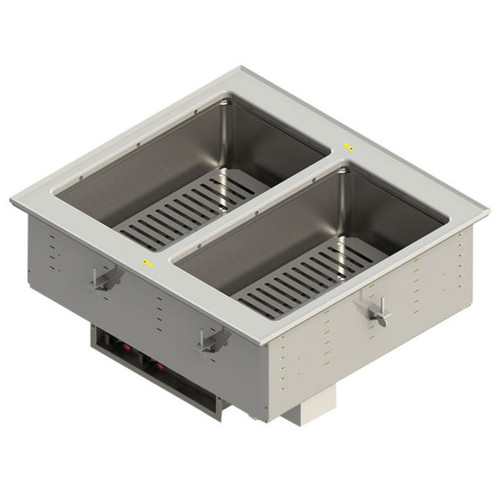 Vollrath - Two Well Drop-In Dry Hot Well 120V w/ Thermostatic Controls - FC-4DH-02120-T