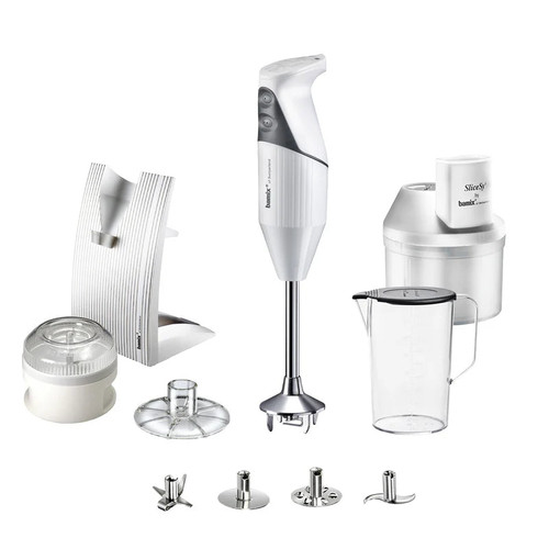 Bamix - White 5.3 In M200 Superbox Hand-Held Blender - 10 Piece Set