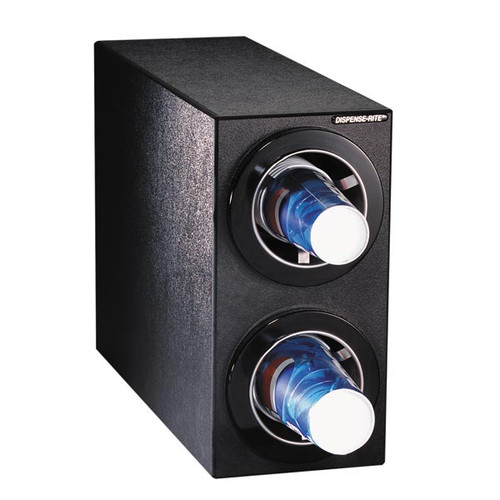 Dispense-Rite - Countertop Cup Dispensing Cabinet w/ 2 Sections - CTC-S-2BT