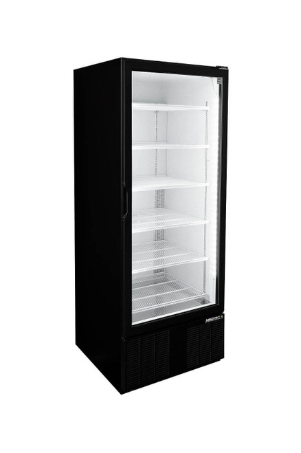 Habco - 30.5" Black Refrigerator w/ Swing Glass Door - ESM28HCTD