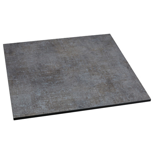 BUM - Compact HPL 36" Square Silver Fabric Tabletop - TT-SV-SF36SQ