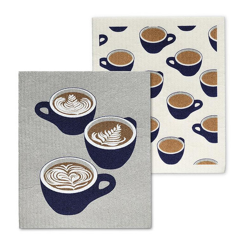 Abbott - Coffee Cup Dishcloths Set of 2