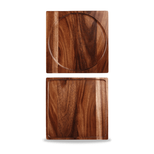 Churchill - 12" Wood Square Presentation Board - 4/Case - ZCAWPB111
