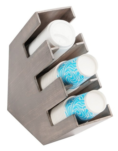Cal Mil - 4.5" Aspen 3-Compartment Cup & Lid Organizer - 20483110