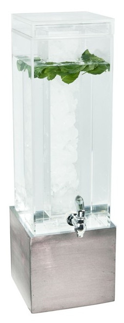 Cal Mil - 3 Gallon Aspen Beverage Dispenser W/ Ice Chamber & Base - 15273110