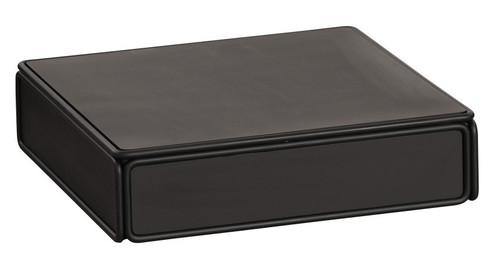 Cal Mil - 12" x 3" Onyx Square Riser - 23704313