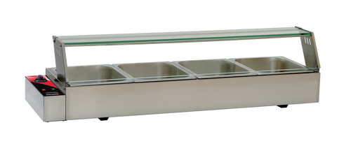 Omcan - 46.5" Bain Marie w/ 4 Half-Size Pans - 48804