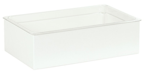 Cal Mil - 20" Classic White Ice Housing W/ Clear Pan - 237121215