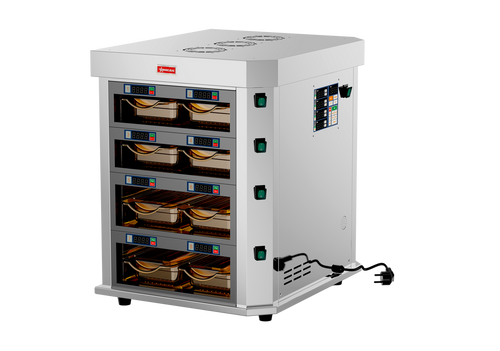 Omcan - 21" Countertop 4-Channel Food Warmer - 48172