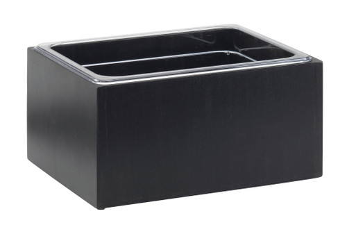 Cal Mil - 12" Midnight Ice Housing W/ Clear Pan - 4751096
