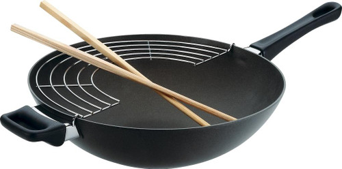 Scanpan - 12.5" Classic Wok- Non-Stick, Cast Aluminum, Made in Denmark