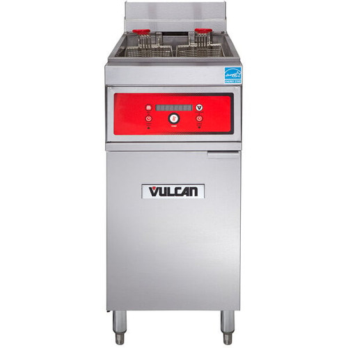 Vulcan - ER Series 50 lb Electric Floor Fryer w/ Digital Controls & 480V - 1ER50D-2