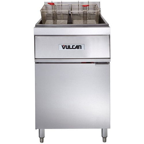 Vulcan - ER Series 85 lb Electric Floor Fryer w/ Analog Controls & 208V - 1ER85A-1