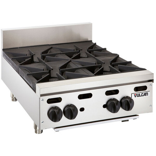 Vulcan - VHP Series 24" Natural Gas Hot Plate w/ 4 Burners - VHP424