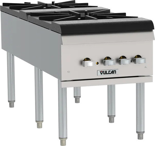 Vulcan - VSP Natural Gas Stock Pot Range w/ 2 Sections - VSP200F